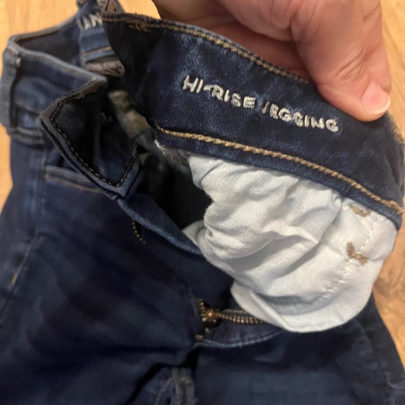 American Eagle Hi Rise skinny jeans size 0 - Picture 5 of 6